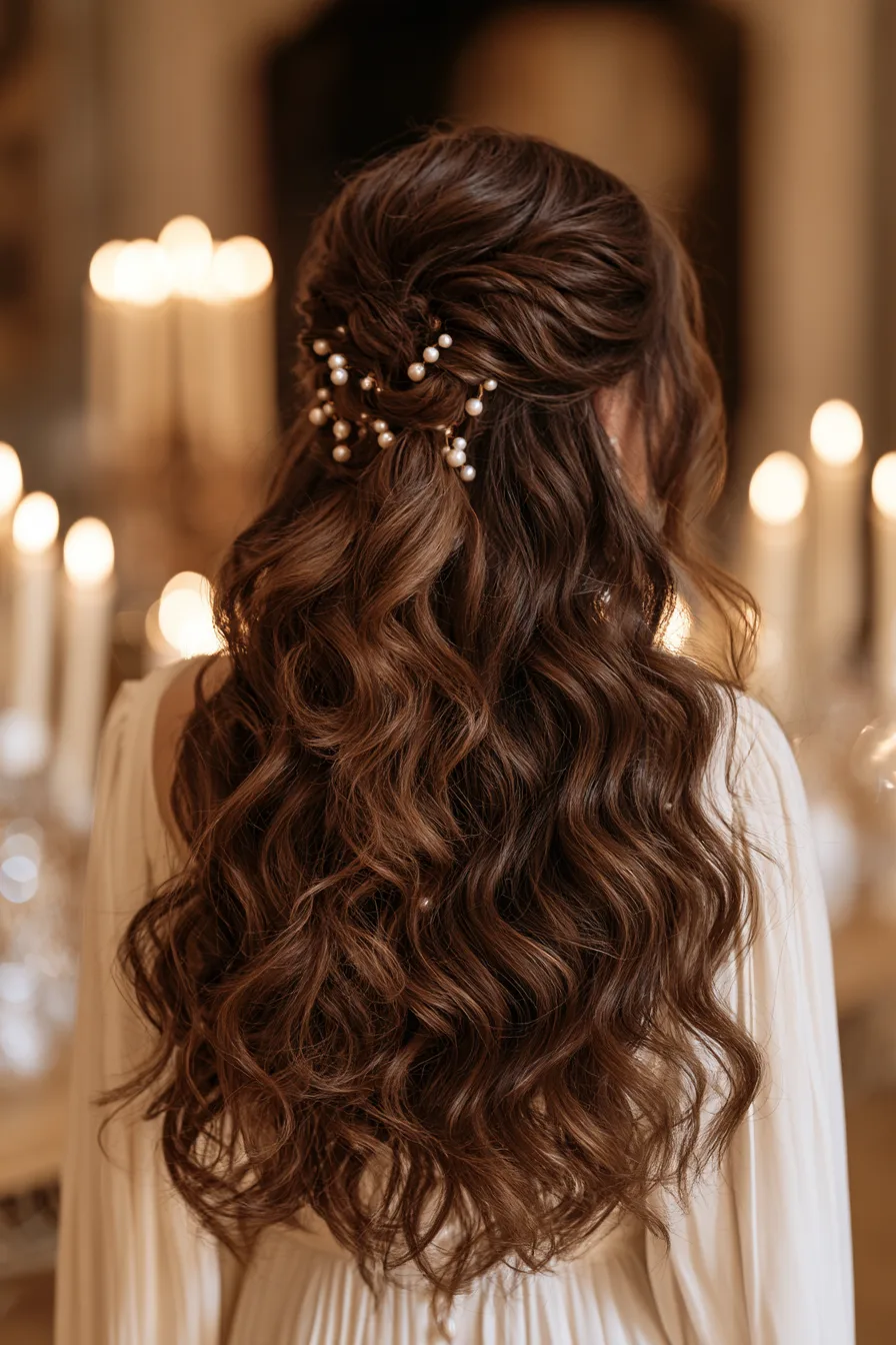 27 Classy Wedding Hairstyles Half Up Half Down That Feel Effortlessly Elegant