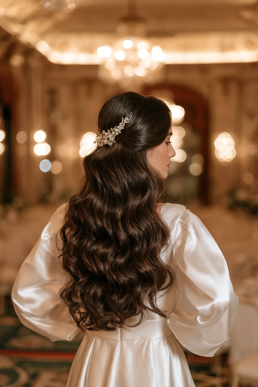 27 Dreamy Bridal Half Up Half Down Hair Ideas