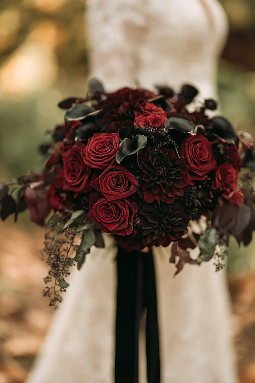 27 Dark Gothic Fall Wedding Ideas