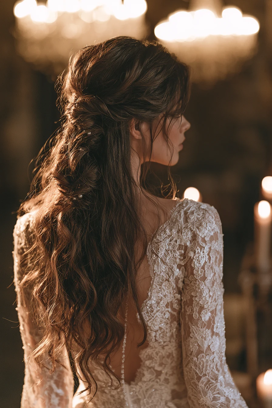 27 Classy Wedding Hairstyles Half Up Half Down That Feel Effortlessly Elegant