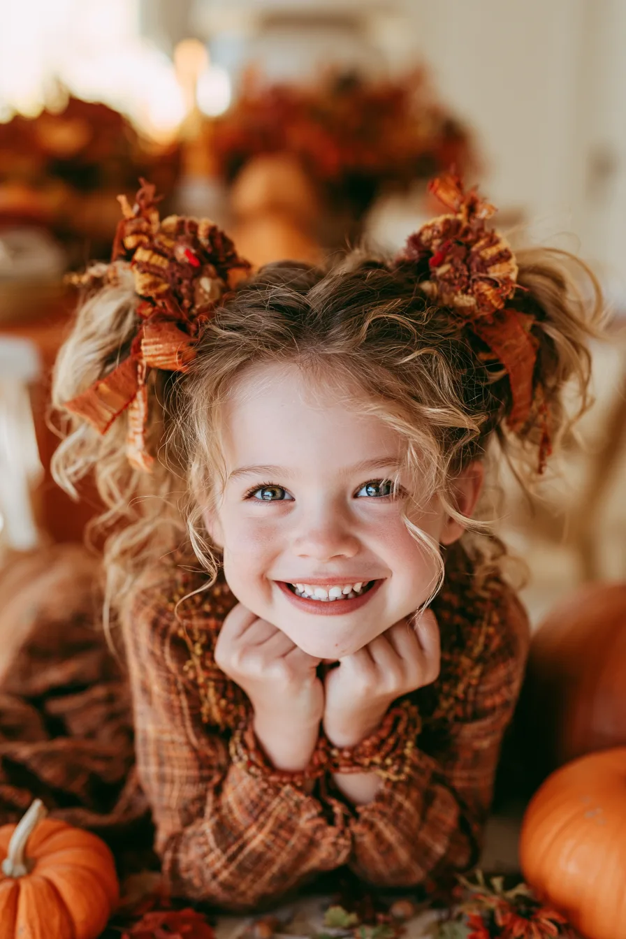 27 Cute Thanksgiving Hairstyles for Kids Perfect for Family Gatherings