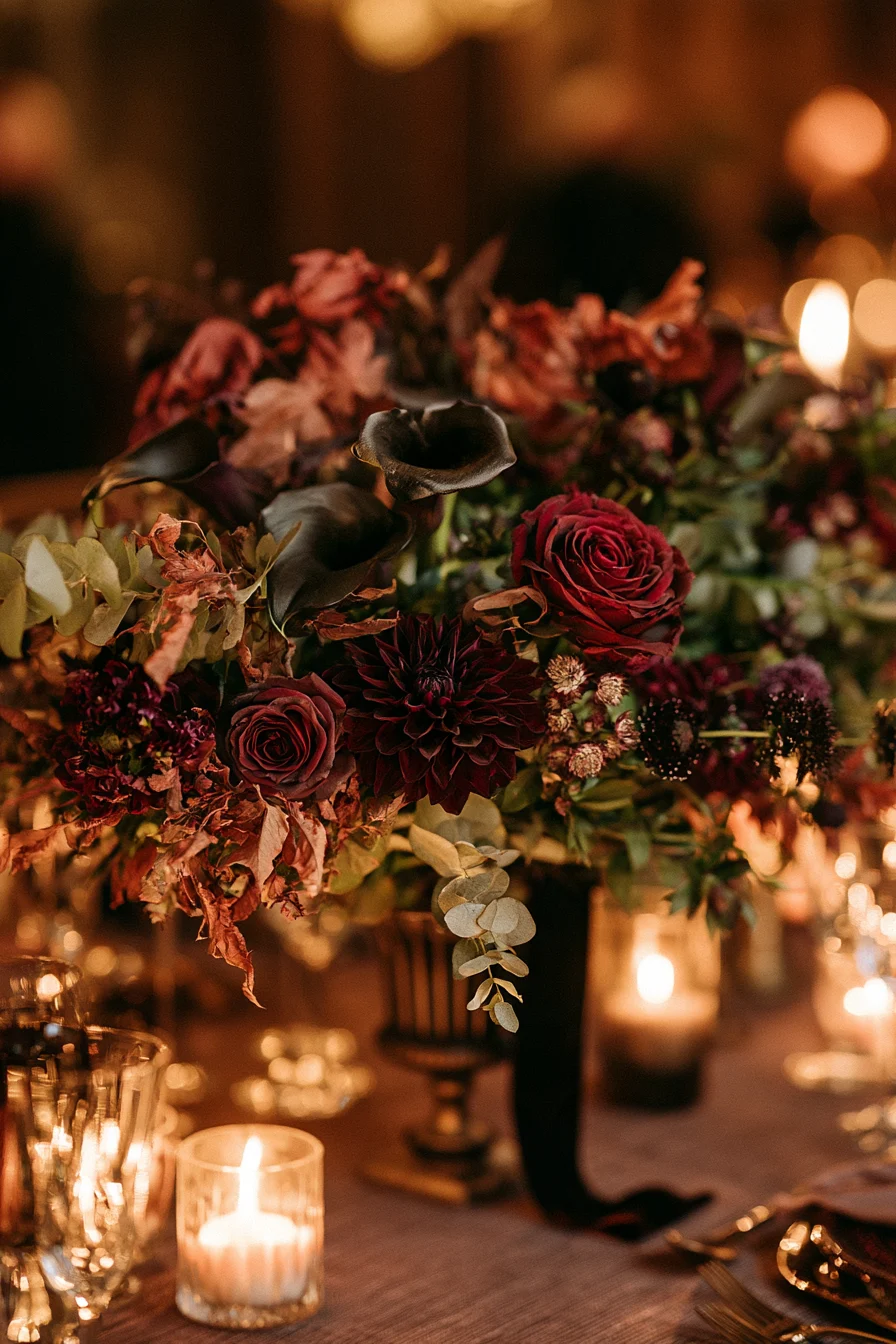 27 Dark Gothic Fall Wedding Ideas