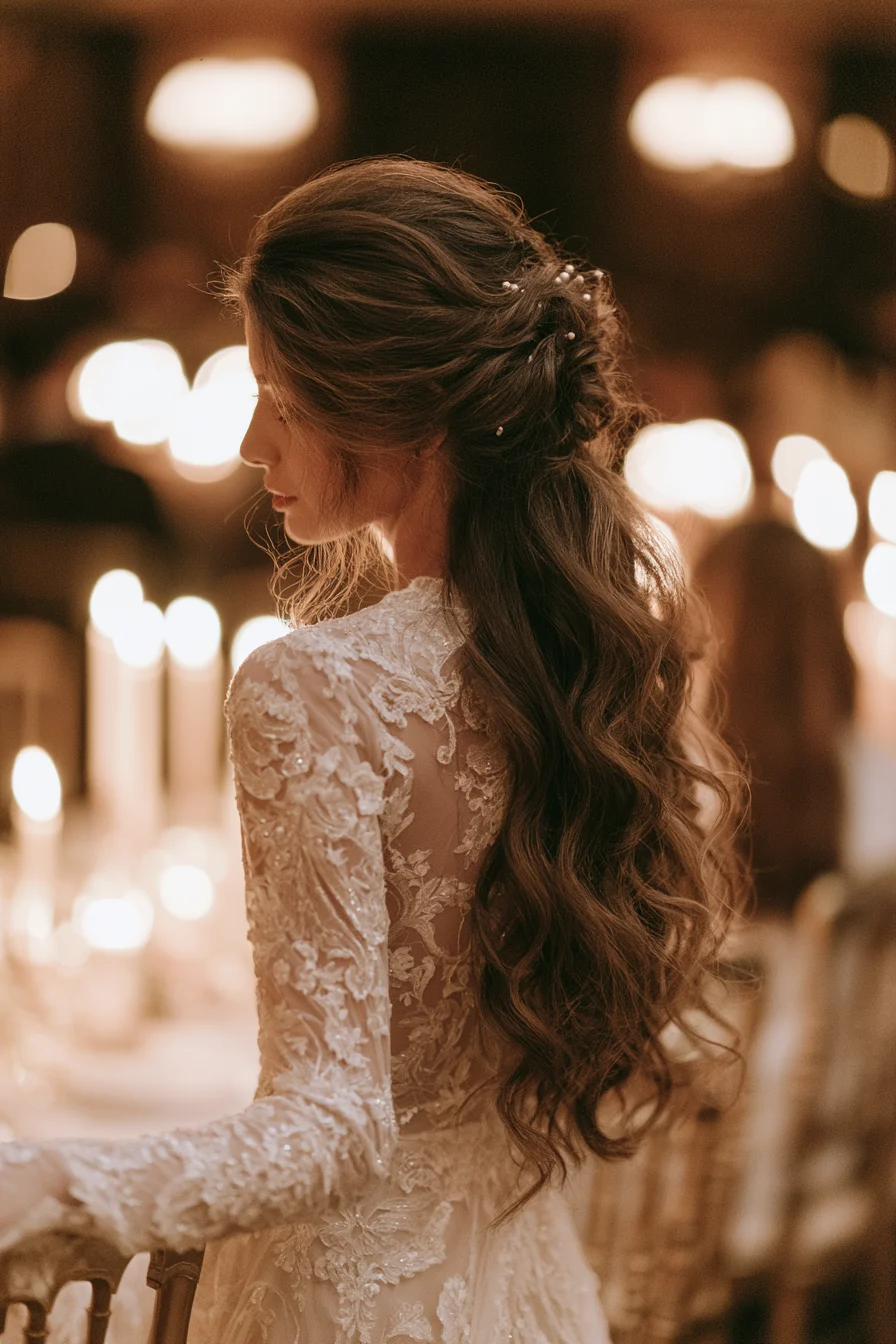 27 Classy Wedding Hairstyles Half Up Half Down That Feel Effortlessly Elegant