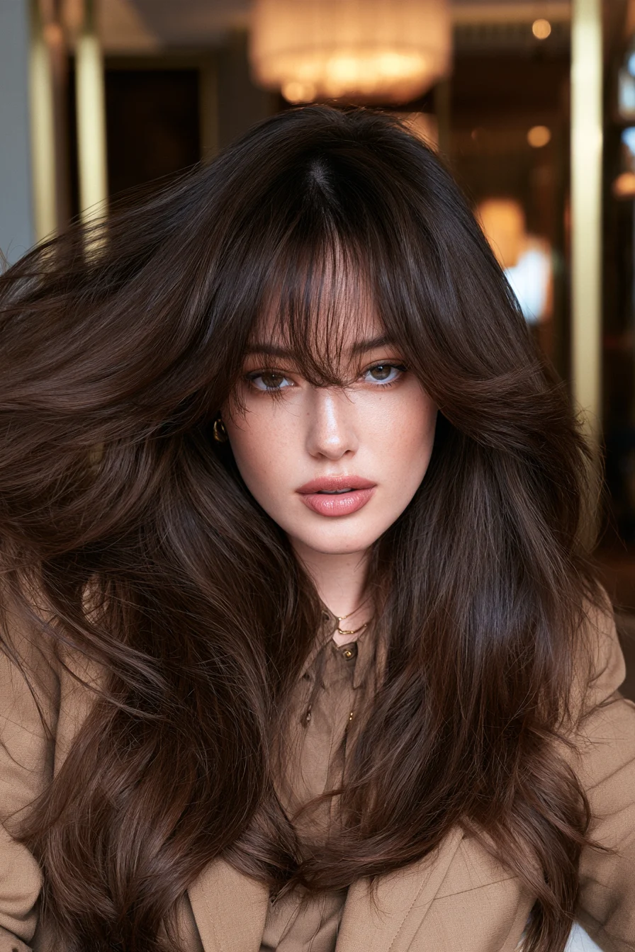 27 Gorgeous Layered Curtain Bangs To Inspire