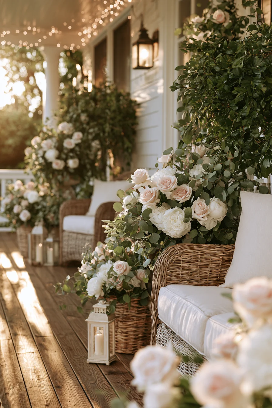 27 Beautiful Porch Wedding Decorations for a Romantic and Unforgettable Celebration