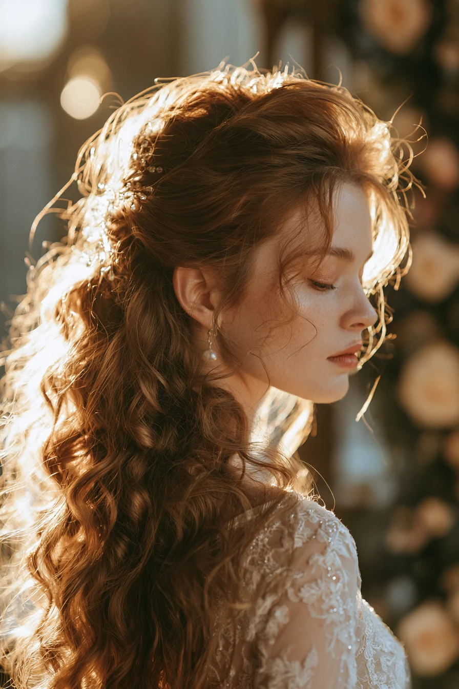 27 Stunning Bridal Hair Half Up Ideas for a Dreamy Wedding Look