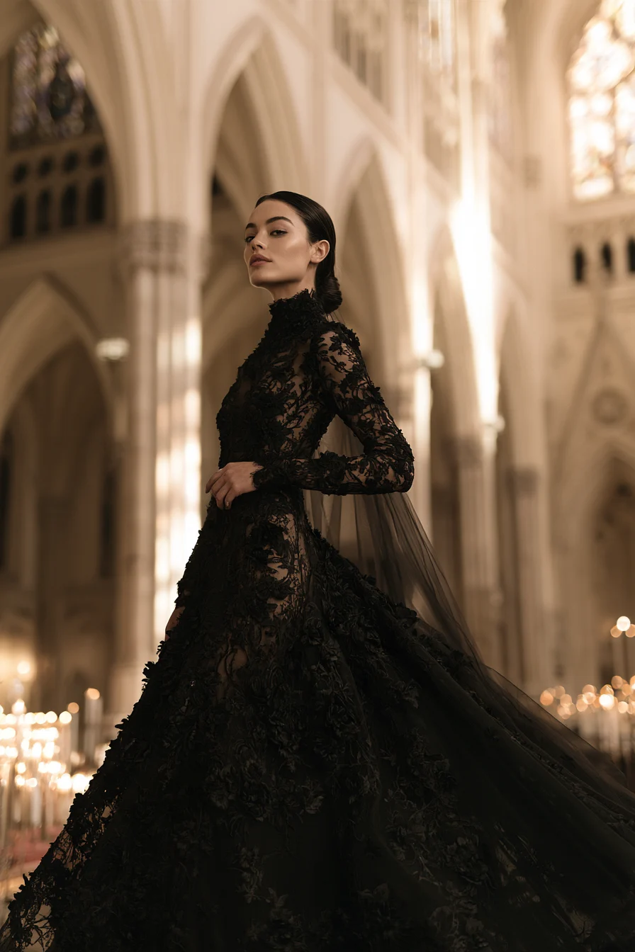 27 Gothic Wedding Dress Ideas for a Dark and Romantic Bridal Look