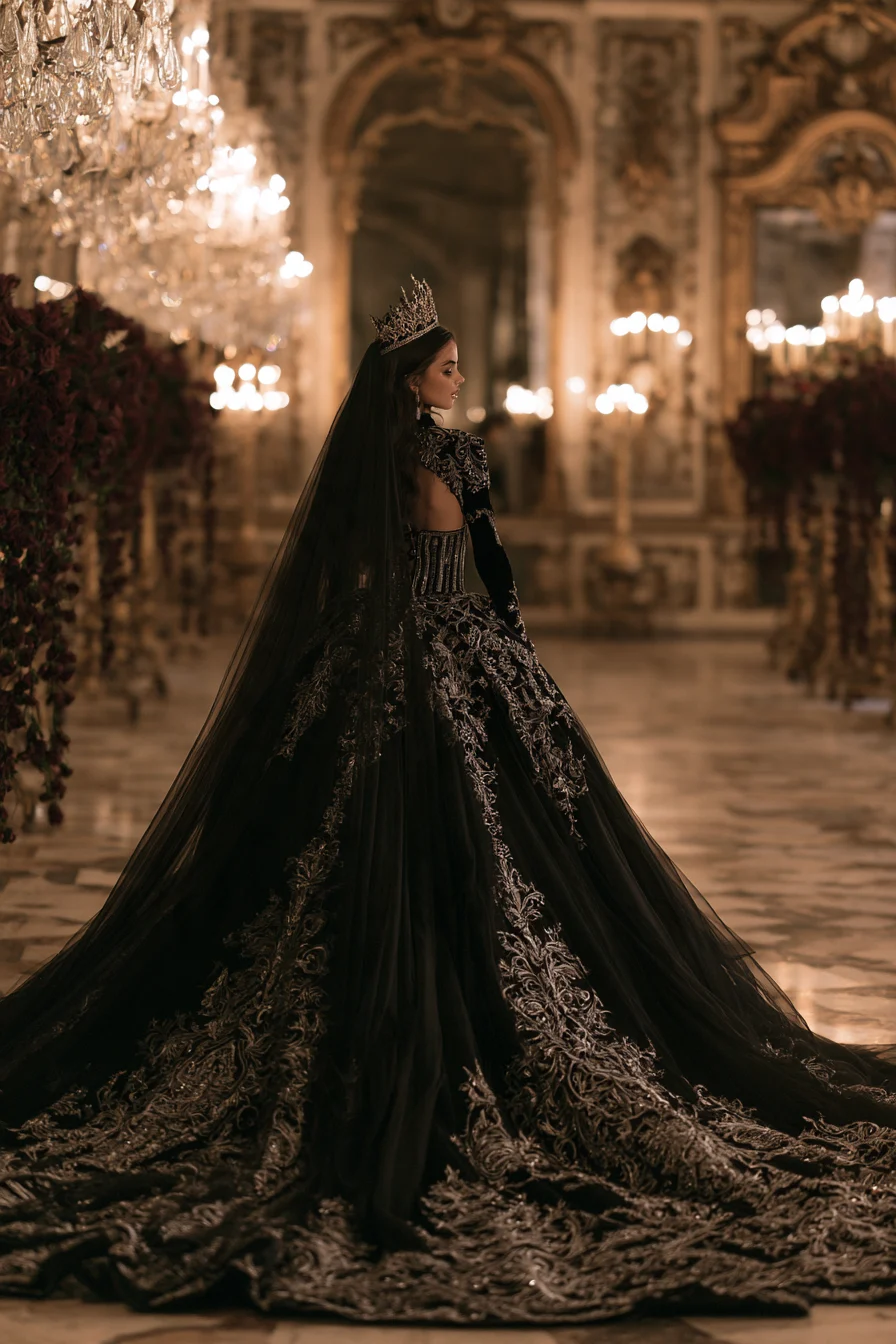 27 Gothic Wedding Dress Ideas for a Dark and Romantic Bridal Look