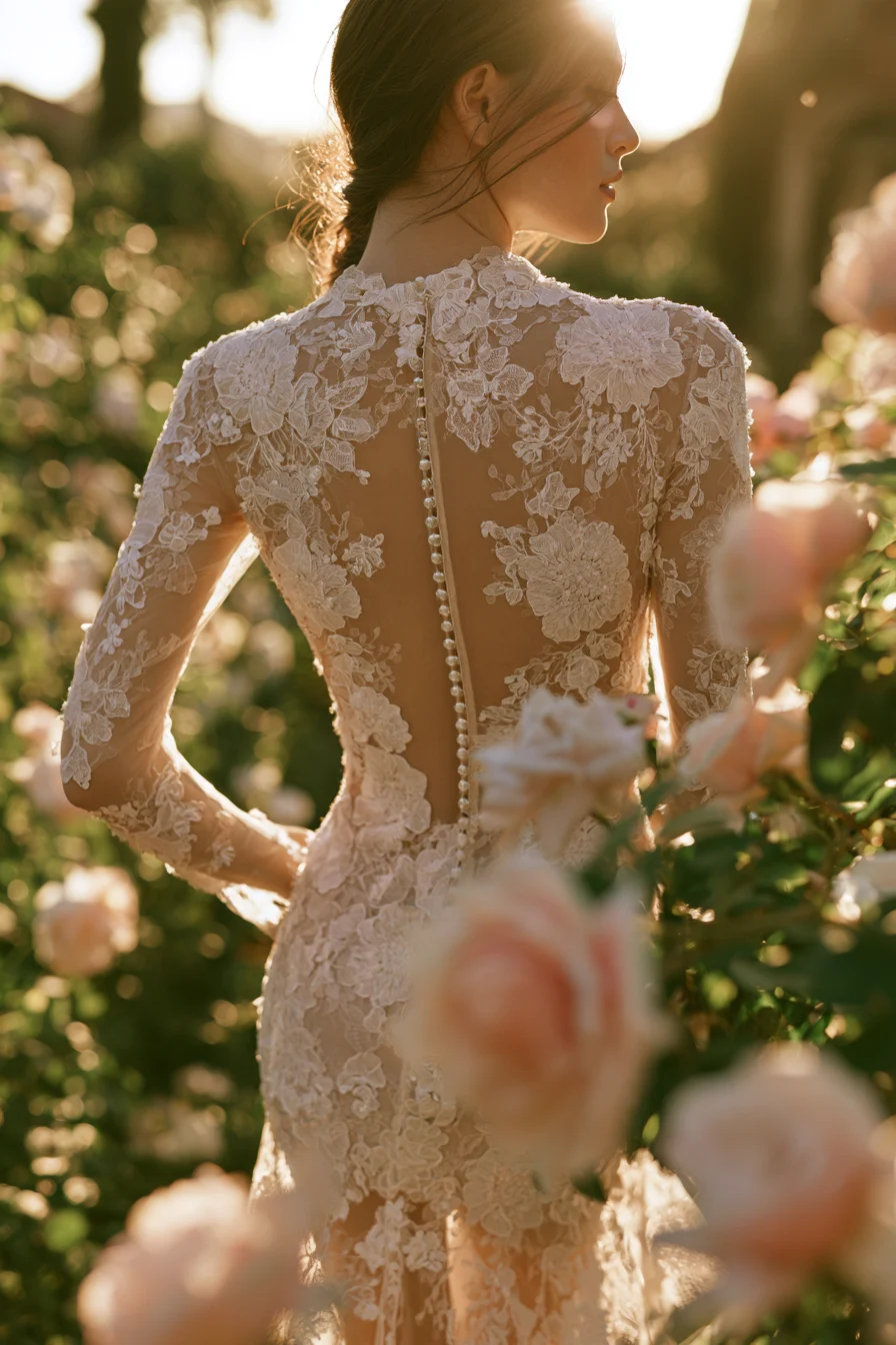 27 Stunning Open Back Wedding Dress Ideas for a Romantic Bridal Look