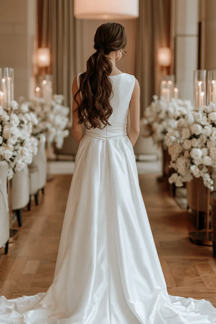 27 Stunning Open Back Wedding Dress Ideas for a Romantic Bridal Look