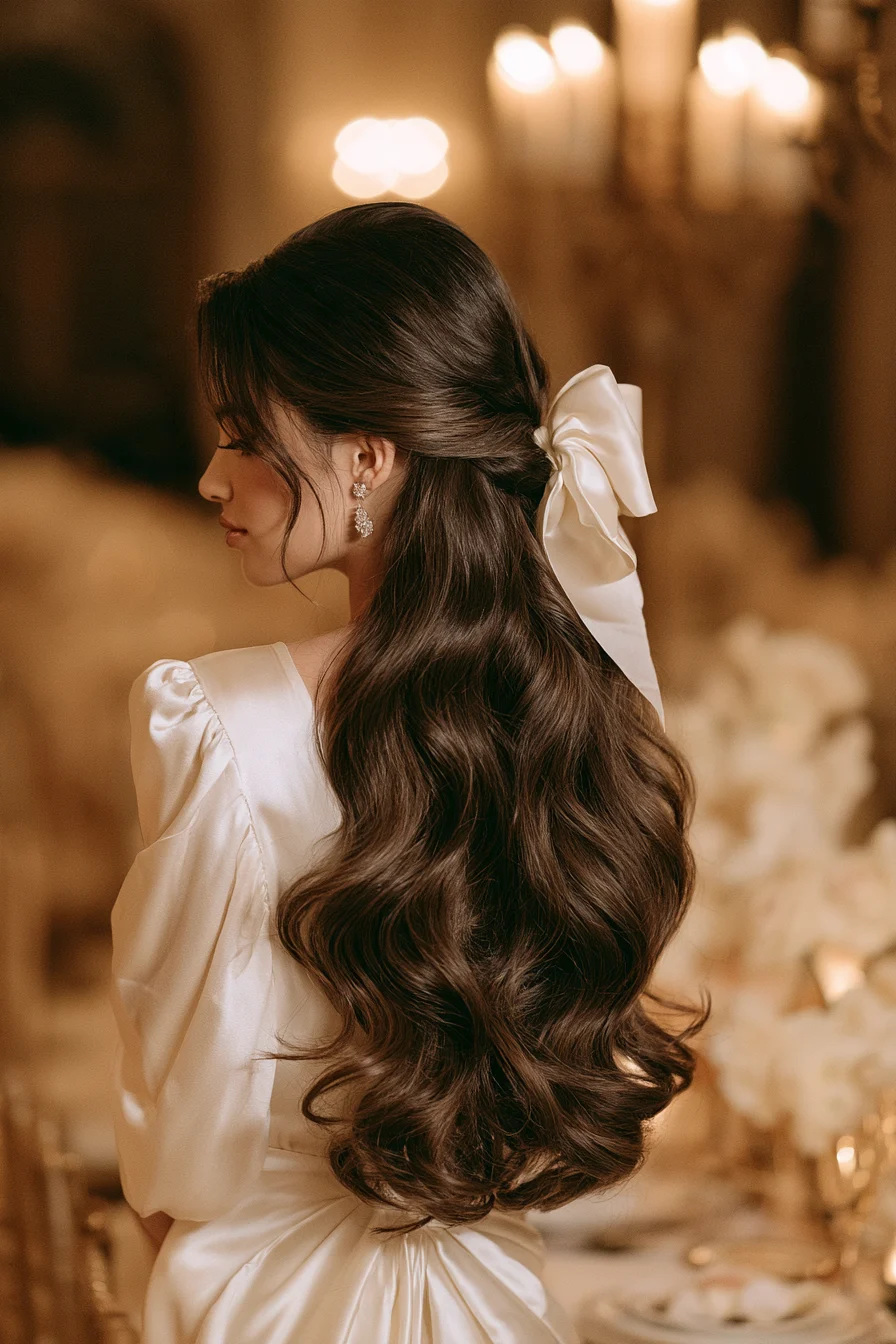 27 Stunning Bridal Hair Half Up Ideas for a Dreamy Wedding Look