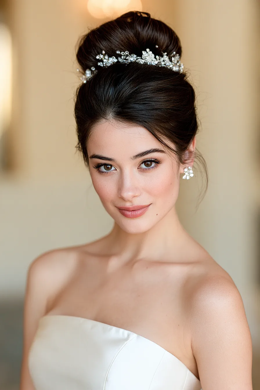 27 Elegant Bridal Hair Buns for a Beautiful Wedding Look