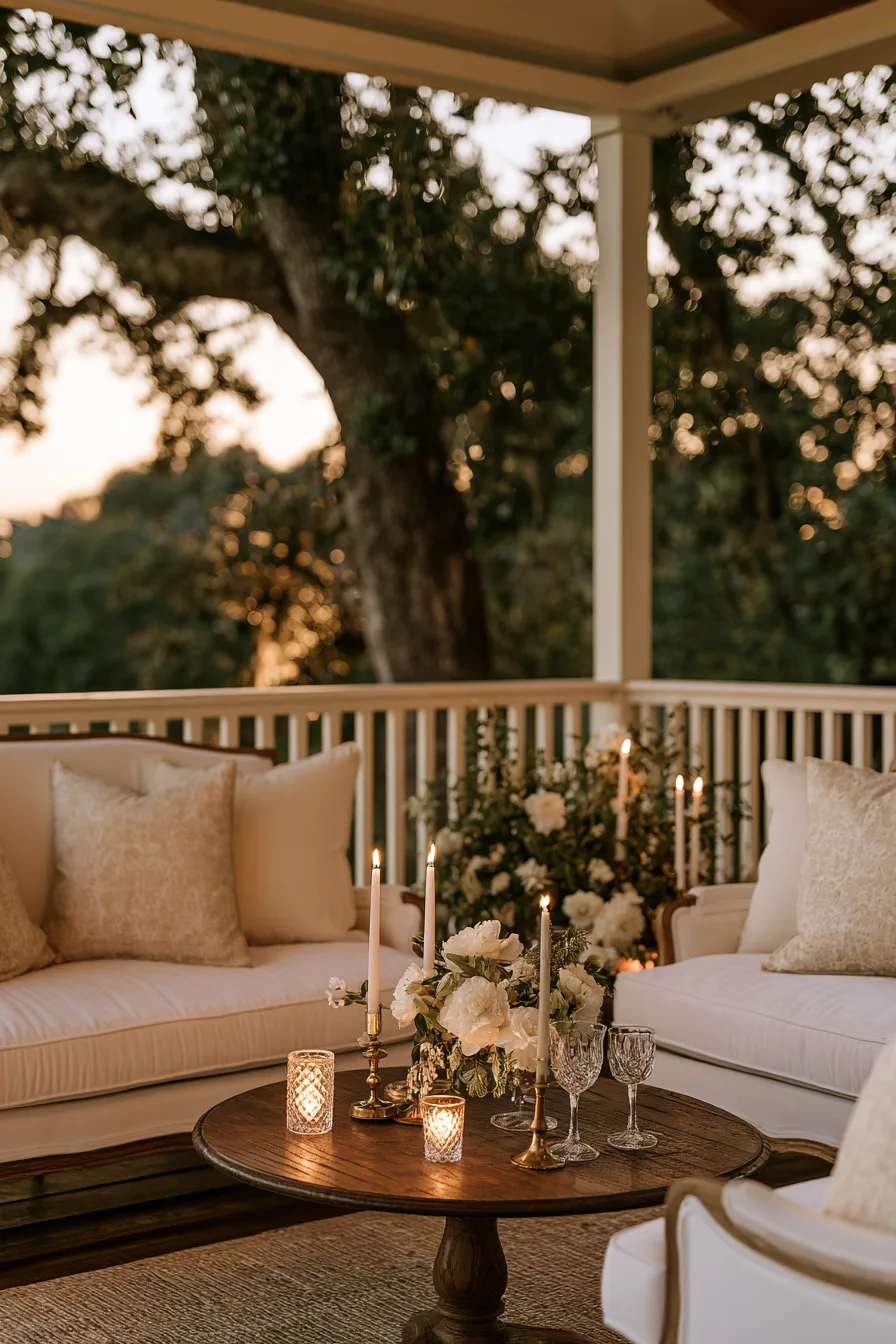 27 Beautiful Porch Wedding Decorations for a Romantic and Unforgettable Celebration