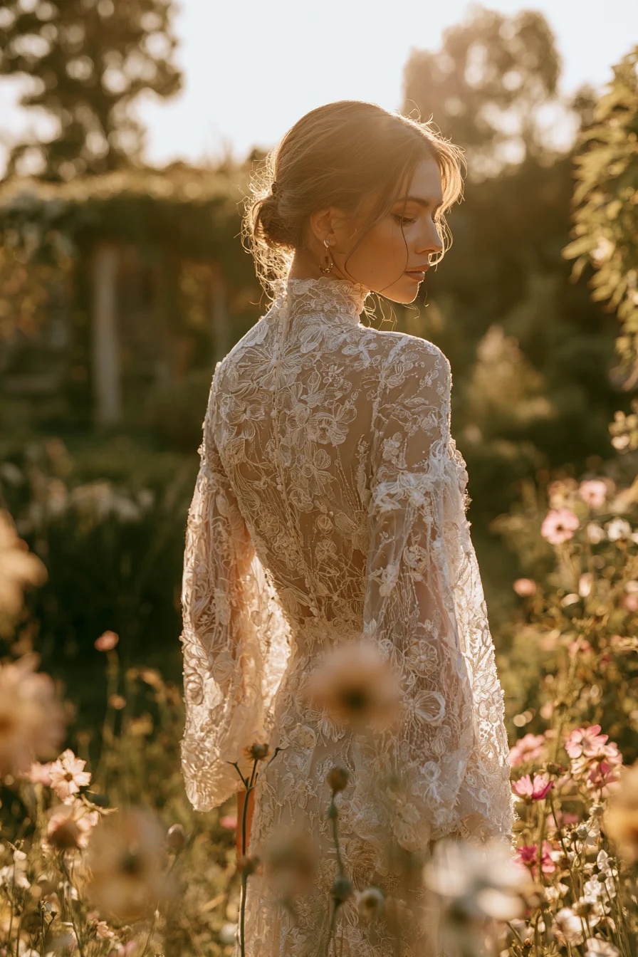 27 Stunning Open Back Wedding Dress Ideas for a Romantic Bridal Look
