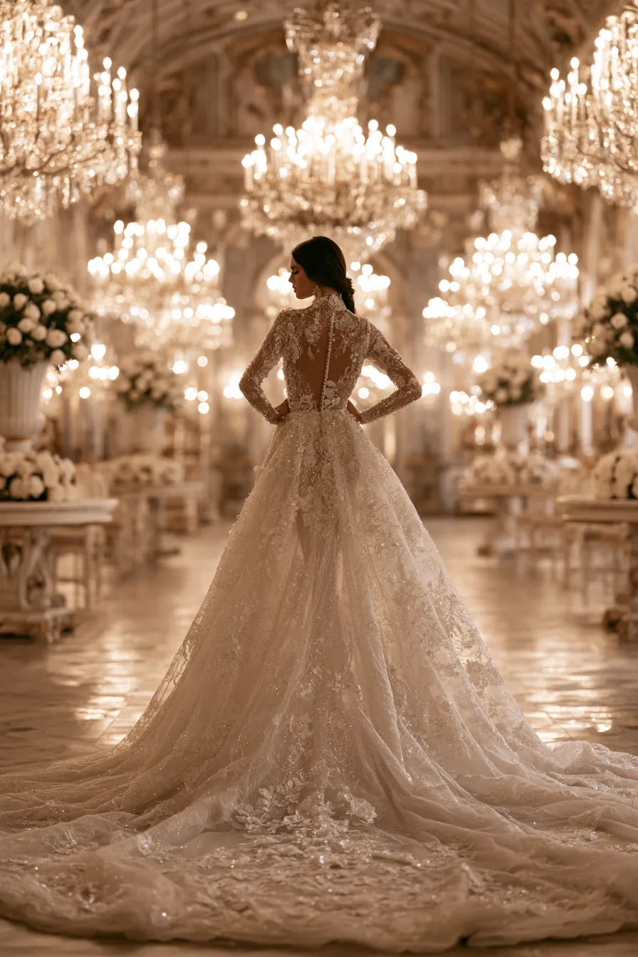 27 Stunning Open Back Wedding Dress Ideas for a Romantic Bridal Look
