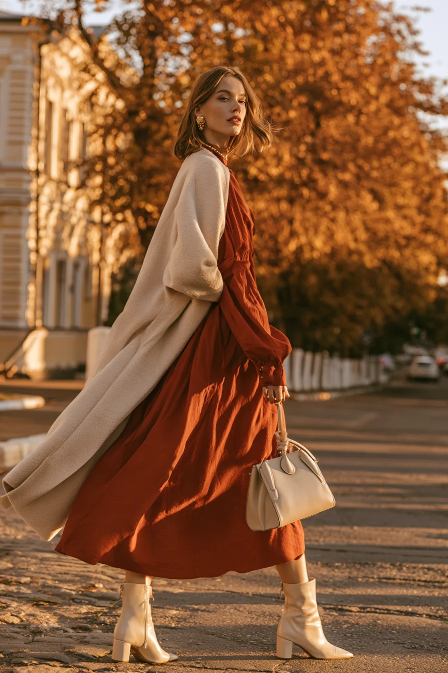 27 Fall Dress Outfit Ideas for a Stylish and Cozy Autumn Wardrobe