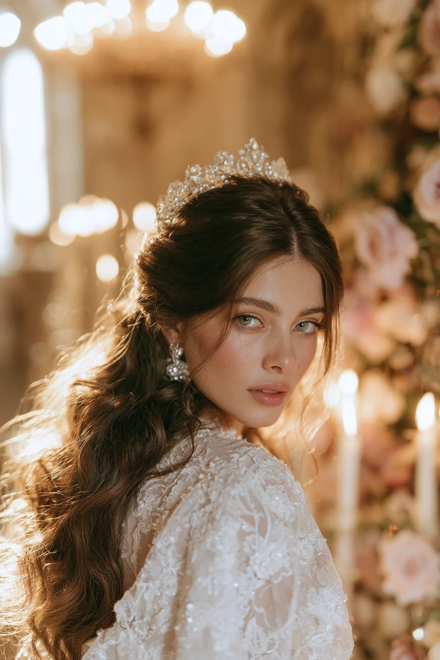 27 Stunning Bridal Hair Half Up Ideas for a Dreamy Wedding Look