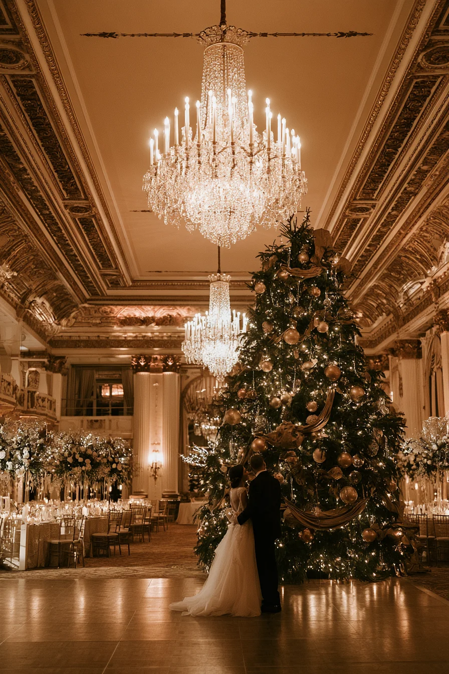 27 Beautiful Wedding Christmas Tree Ideas for a Magical Holiday Celebration