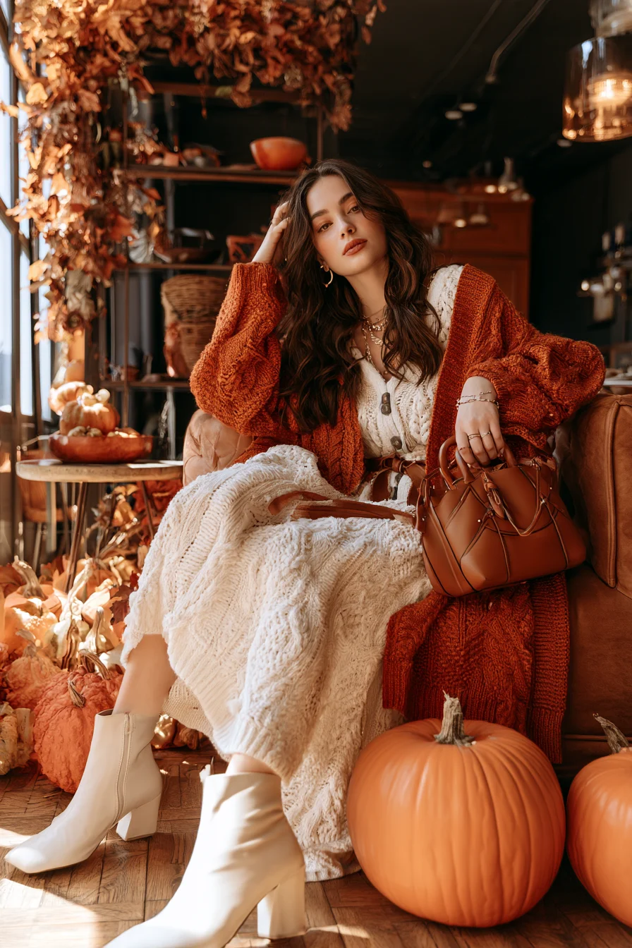 27 Fall Dress Outfit Ideas for a Stylish and Cozy Autumn Wardrobe