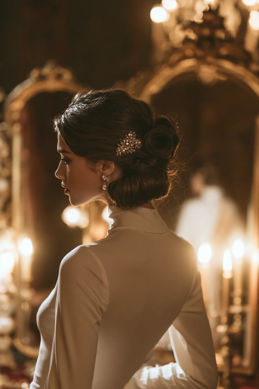 27 Elegant Bridal Hair Buns for a Beautiful Wedding Look