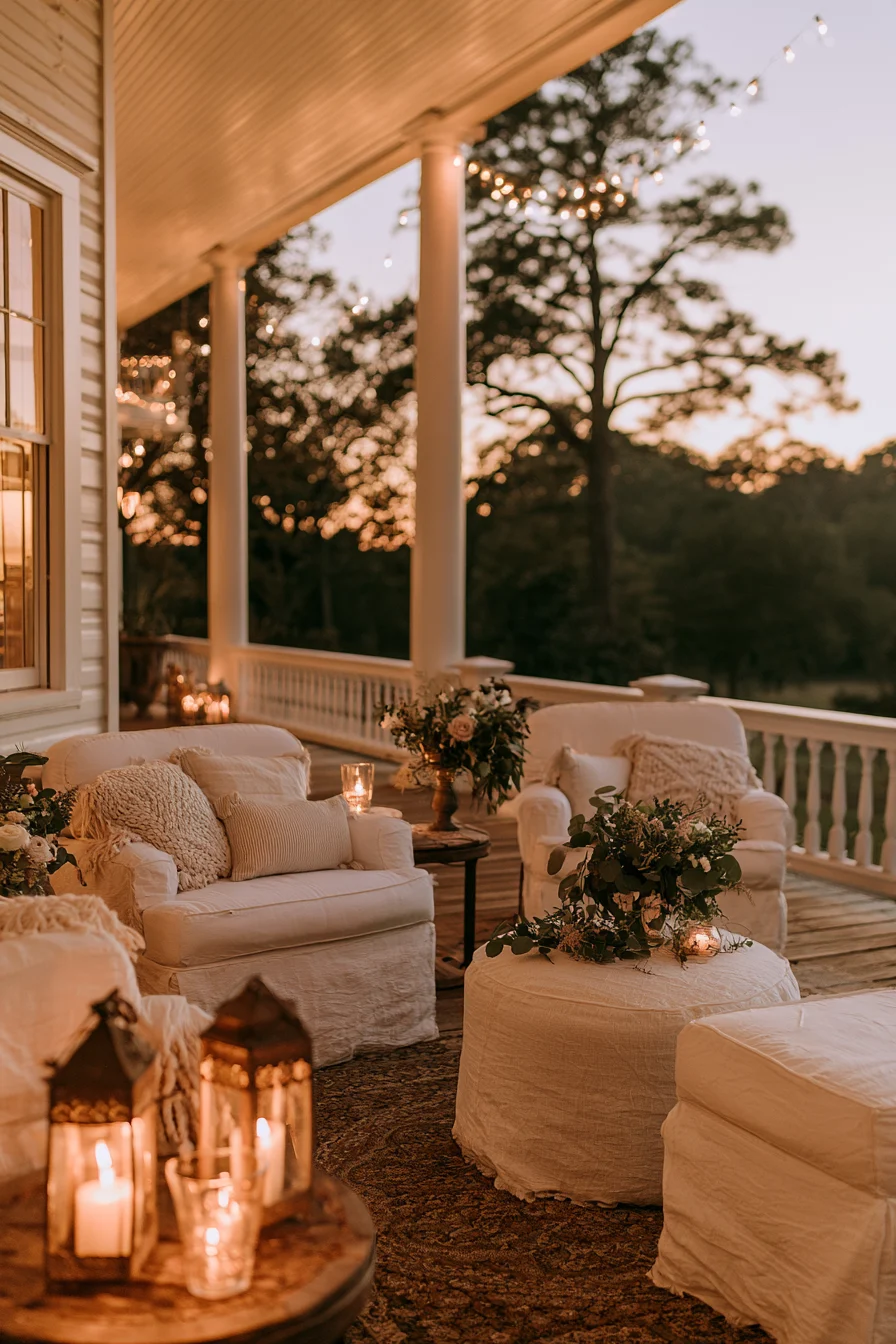 27 Beautiful Porch Wedding Decorations for a Romantic and Unforgettable Celebration