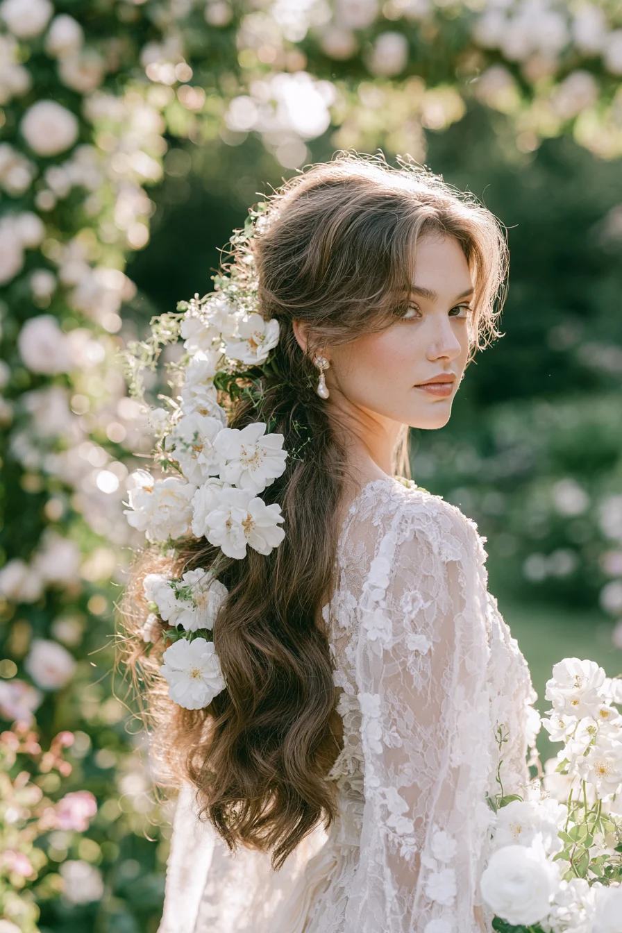 27 Stunning Bridal Hair Half Up Ideas for a Dreamy Wedding Look
