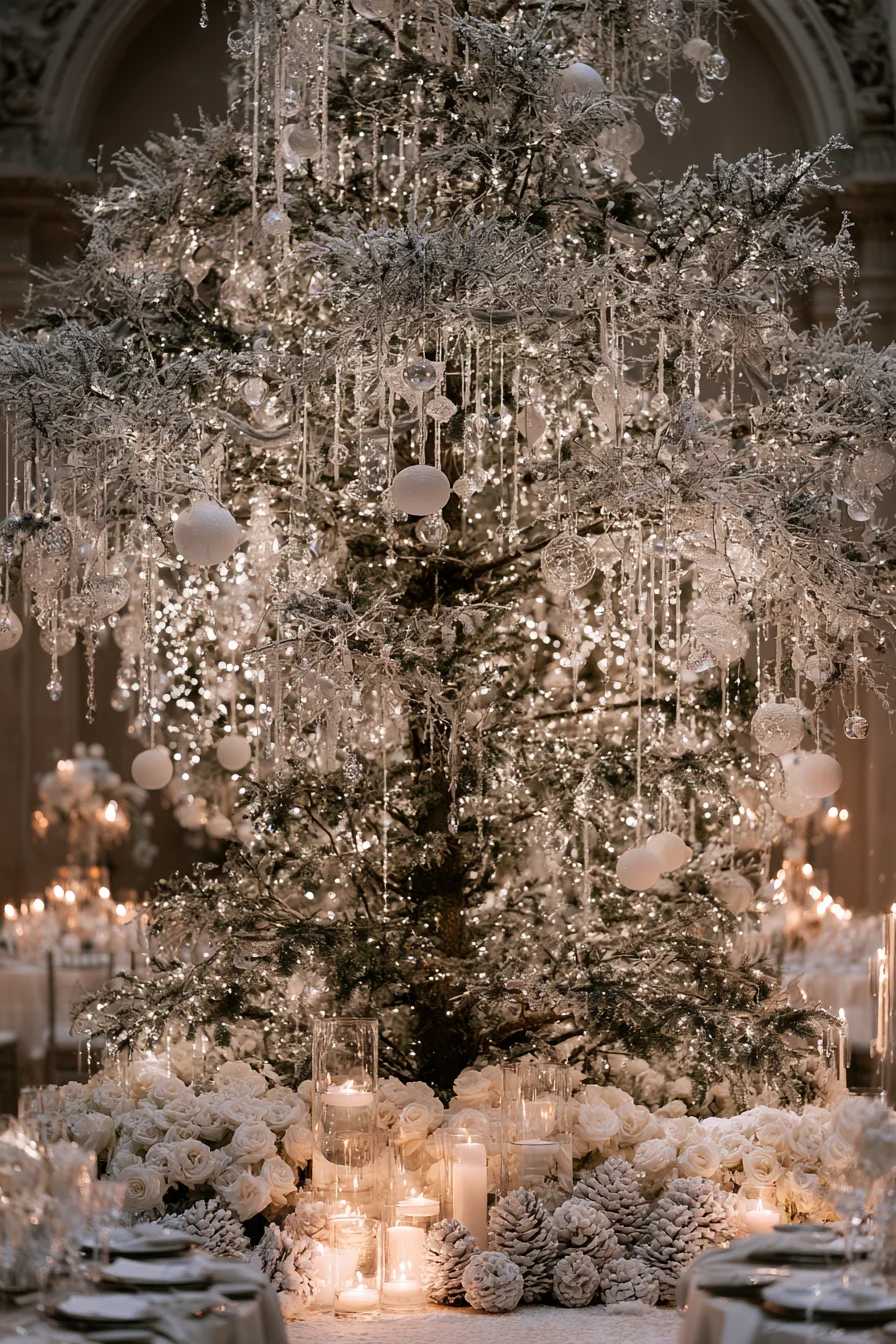 27 Beautiful Wedding Christmas Tree Ideas for a Magical Holiday Celebration