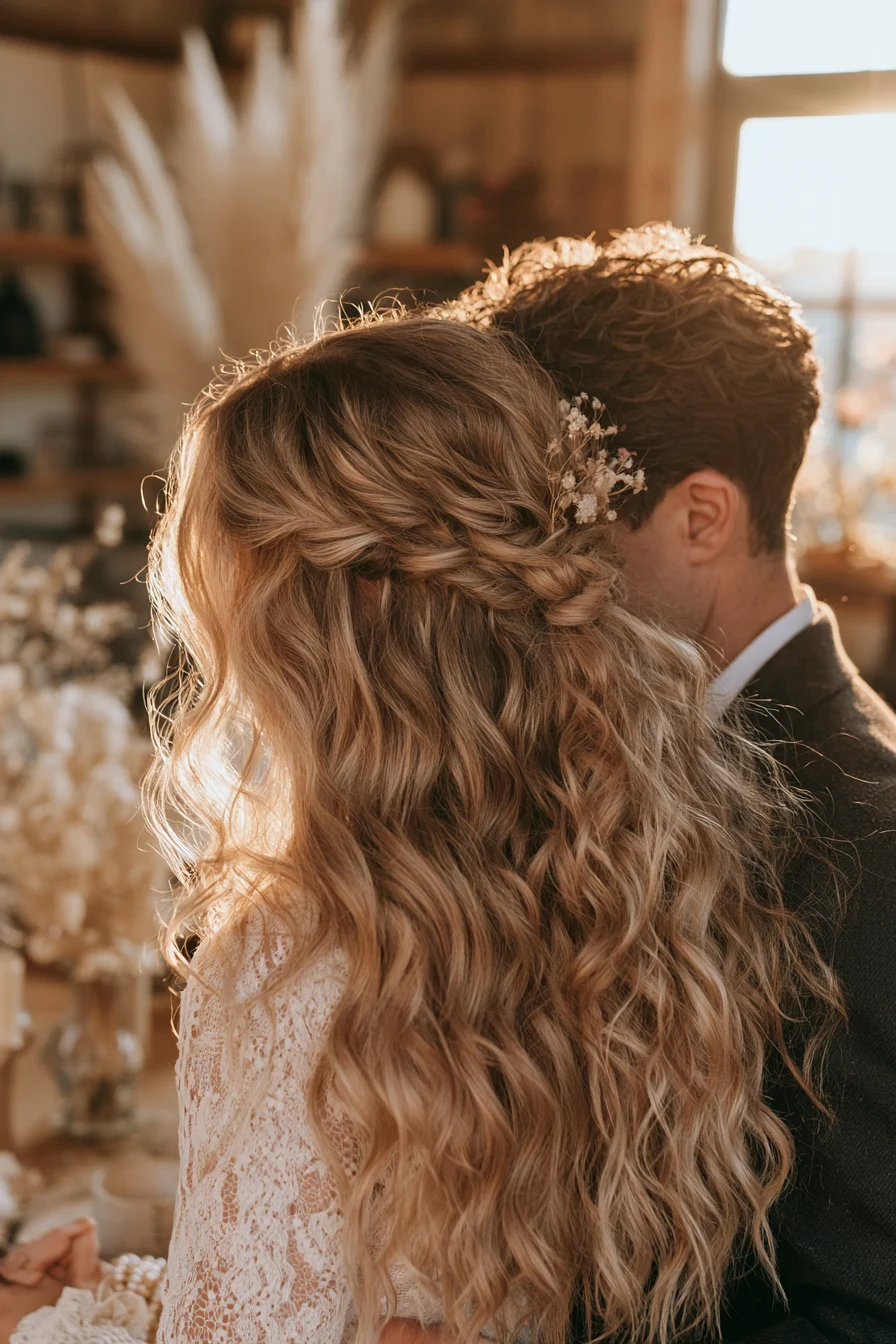 27 Stunning Bridal Hair Half Up Ideas for a Dreamy Wedding Look