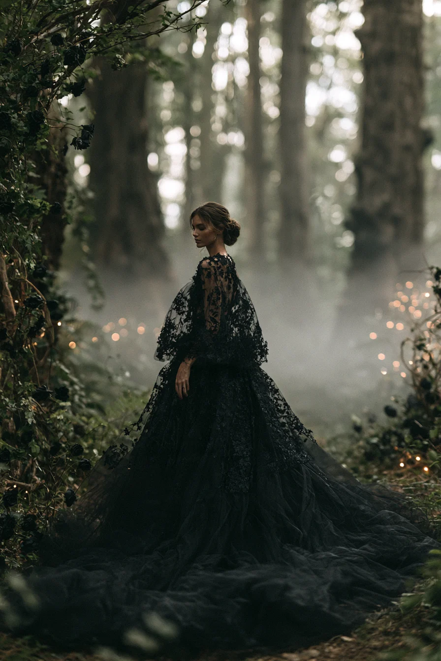 27 Gothic Wedding Dress Ideas for a Dark and Romantic Bridal Look