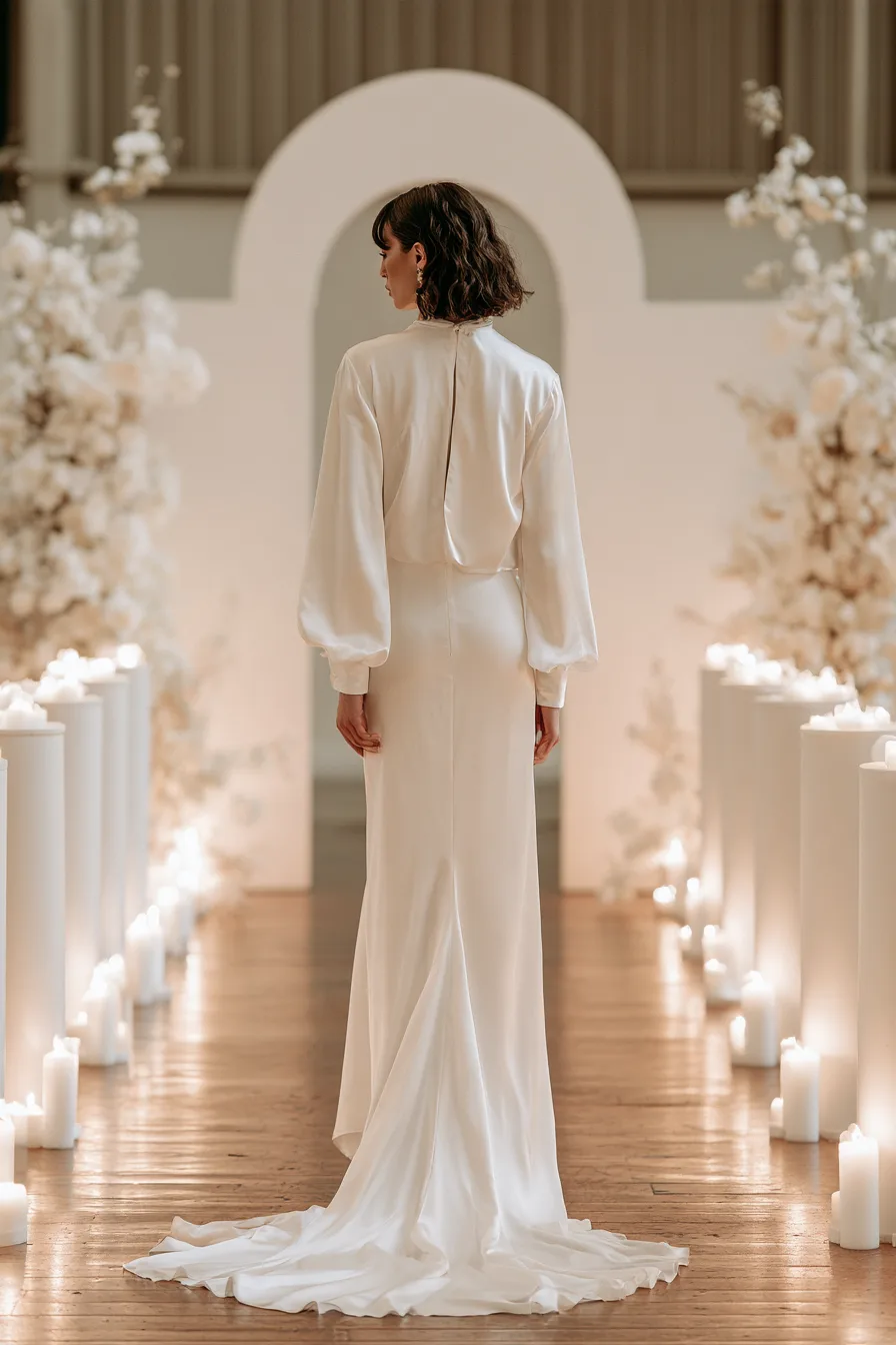 27 Stunning Open Back Wedding Dress Ideas for a Romantic Bridal Look