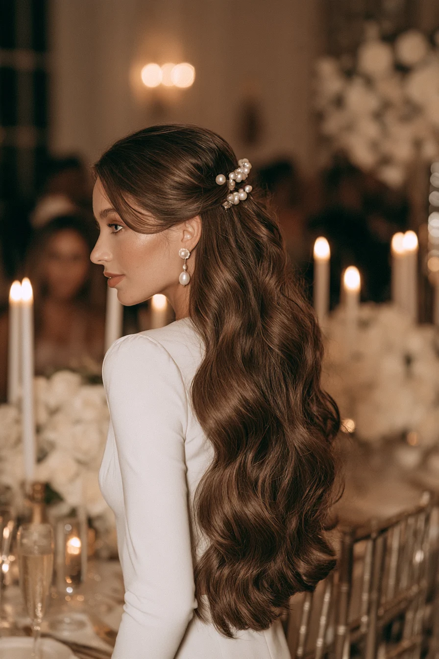 27 Stunning Bridal Hair Half Up Ideas for a Dreamy Wedding Look