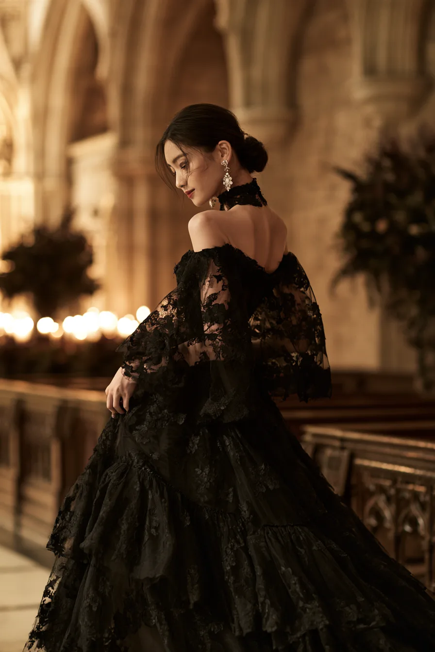 27 Gothic Wedding Dress Ideas for a Dark and Romantic Bridal Look
